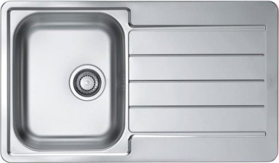 Zlewozmywak Alveus Alveus LINE 20 SAT Standard 86x50 1k zlew wpuszczany z odpływem zatyczkowym fi114 z syfonem