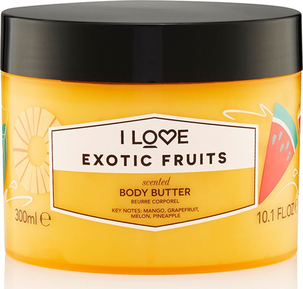 I LOVE_Scented Body Butter nawilżające masło do ciała Exotic Fruits 300ml
