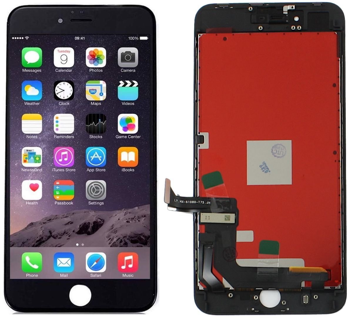 WYŚWIETLACZ DOTYK DIGITIZER IPHONE 8 PLUS + czarny