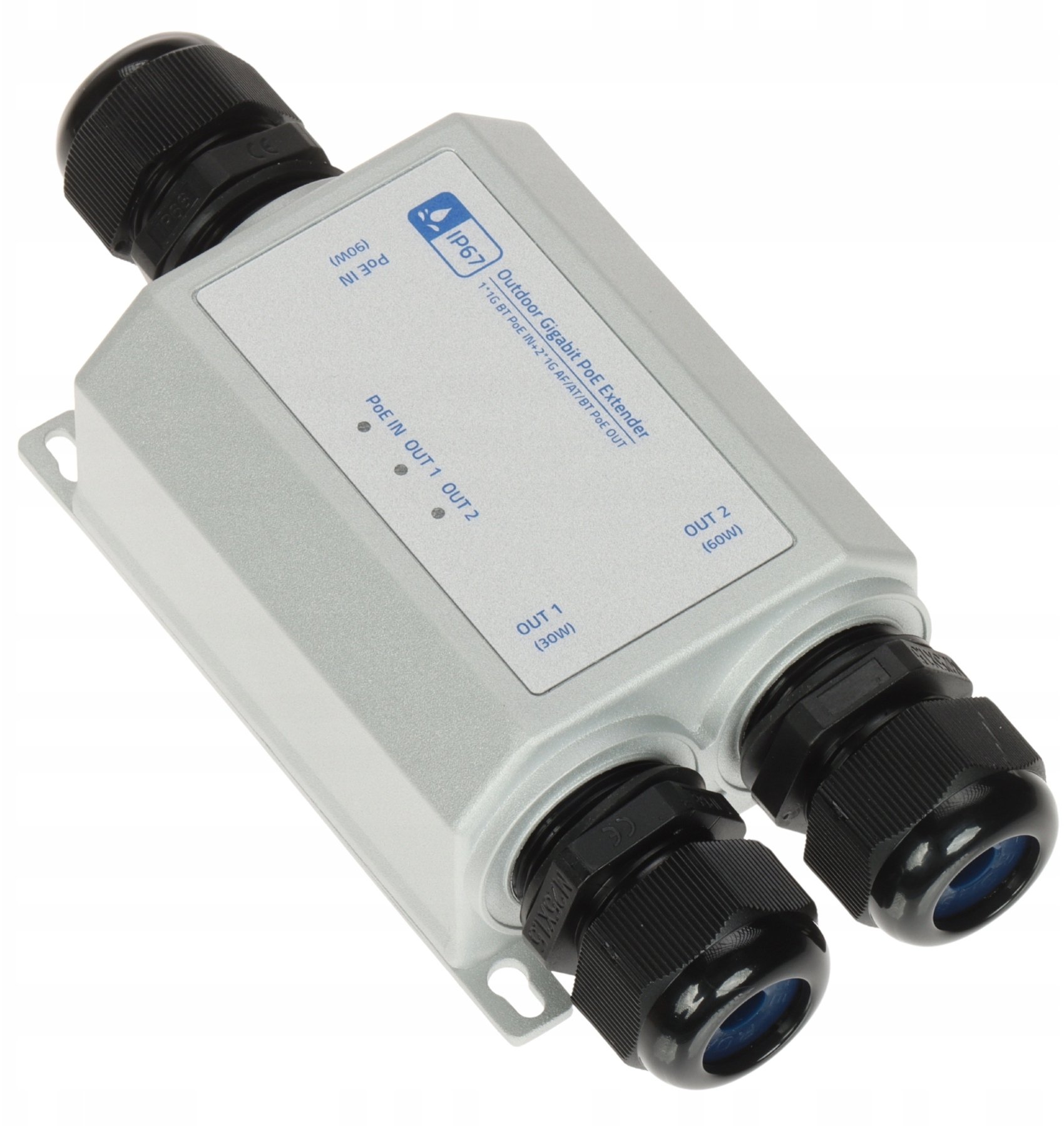 EXTENDER ETHERNET+PoE SPT-POE/2-POE-1G-IP67