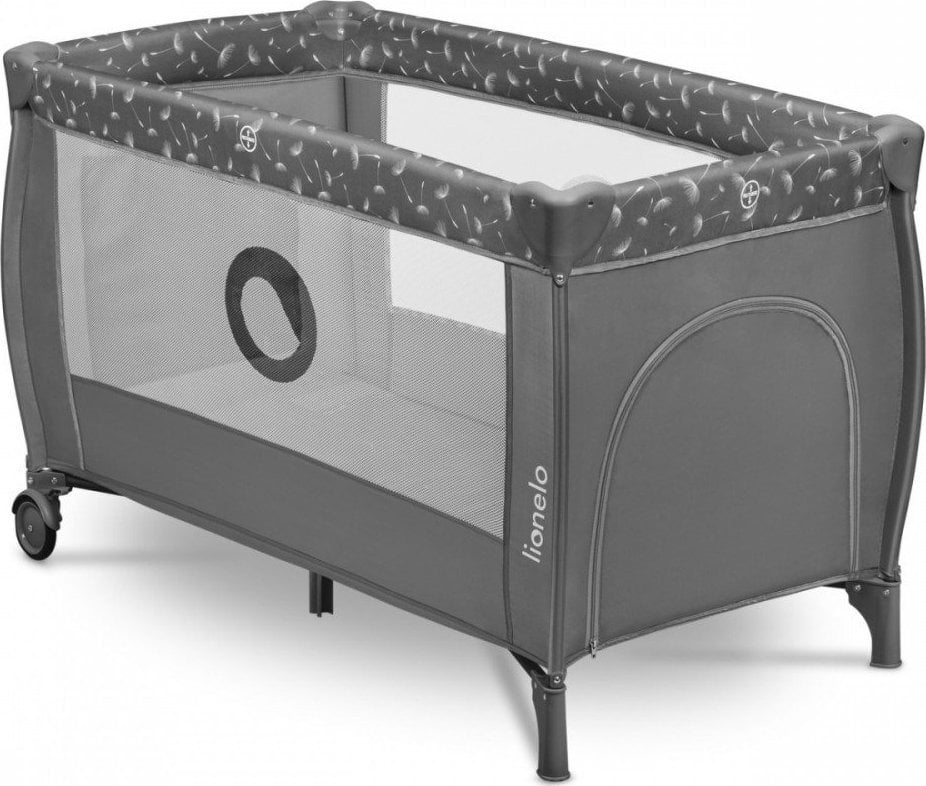 Lionelo LIONELO STEFI PLUS GREY WHITE ŁÓŻECZKO TURYSTYCZNE DWUPOZIOMOWE