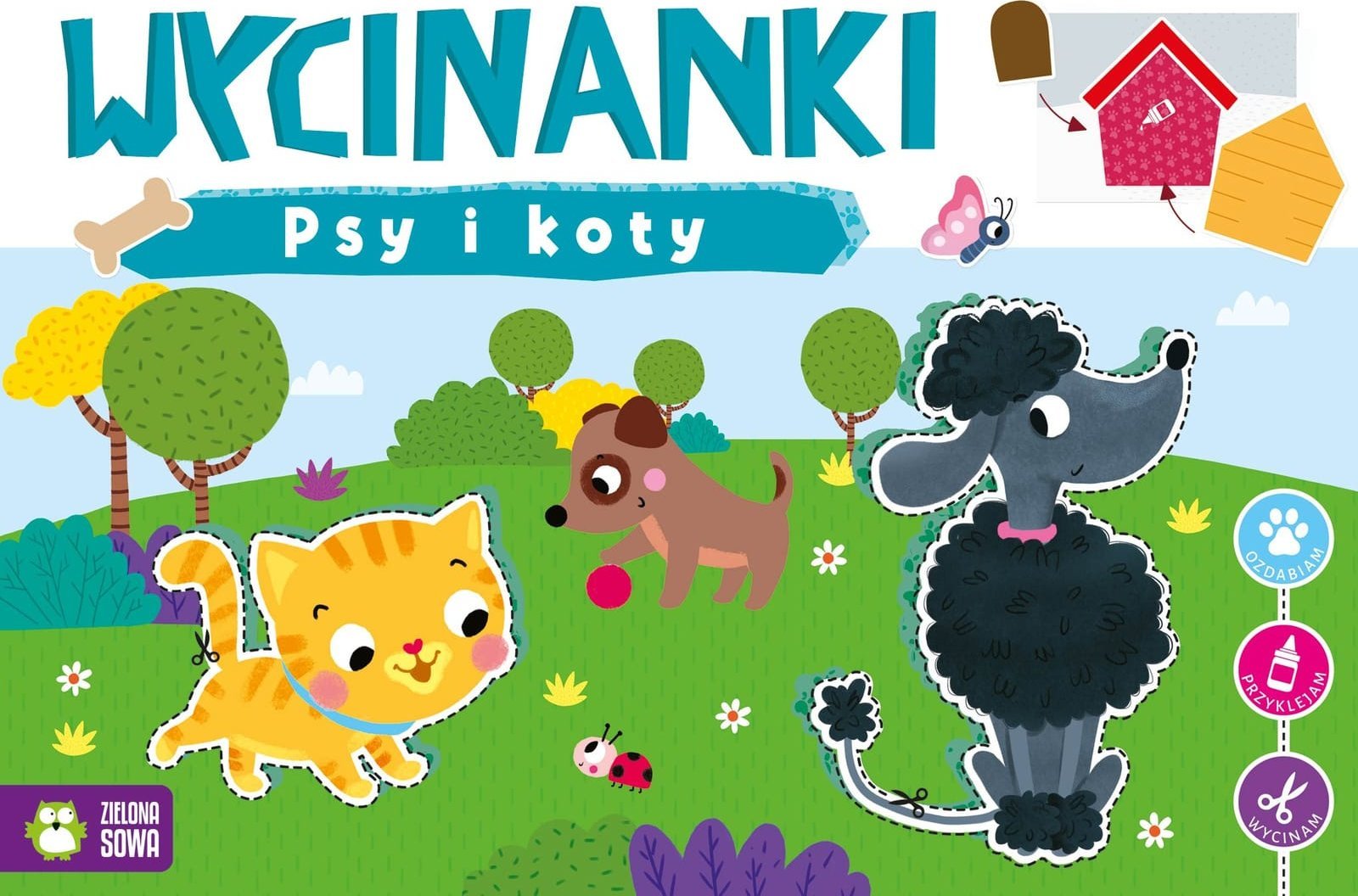 Zielona Sowa Wycinanki. Psy i koty