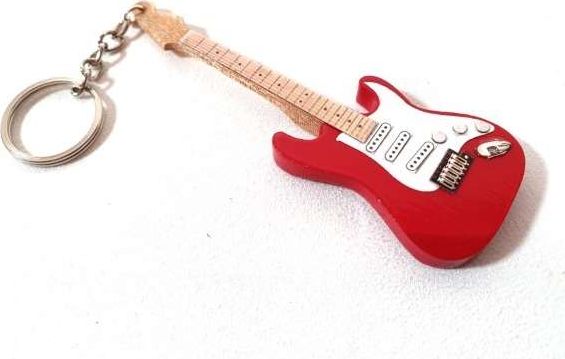 Breloczek Giftdeco Breloczek - gitara Mark Knopfler z drewna i metalu