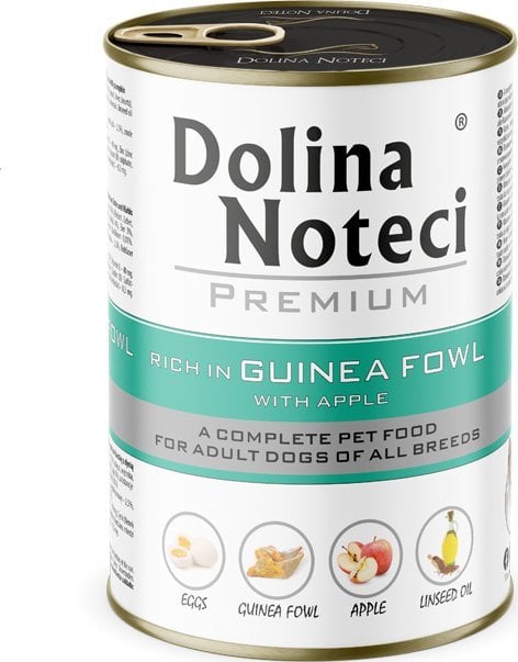Dolina Noteci Premium bogata w perliczkę z jabłkiem puszka 400 g