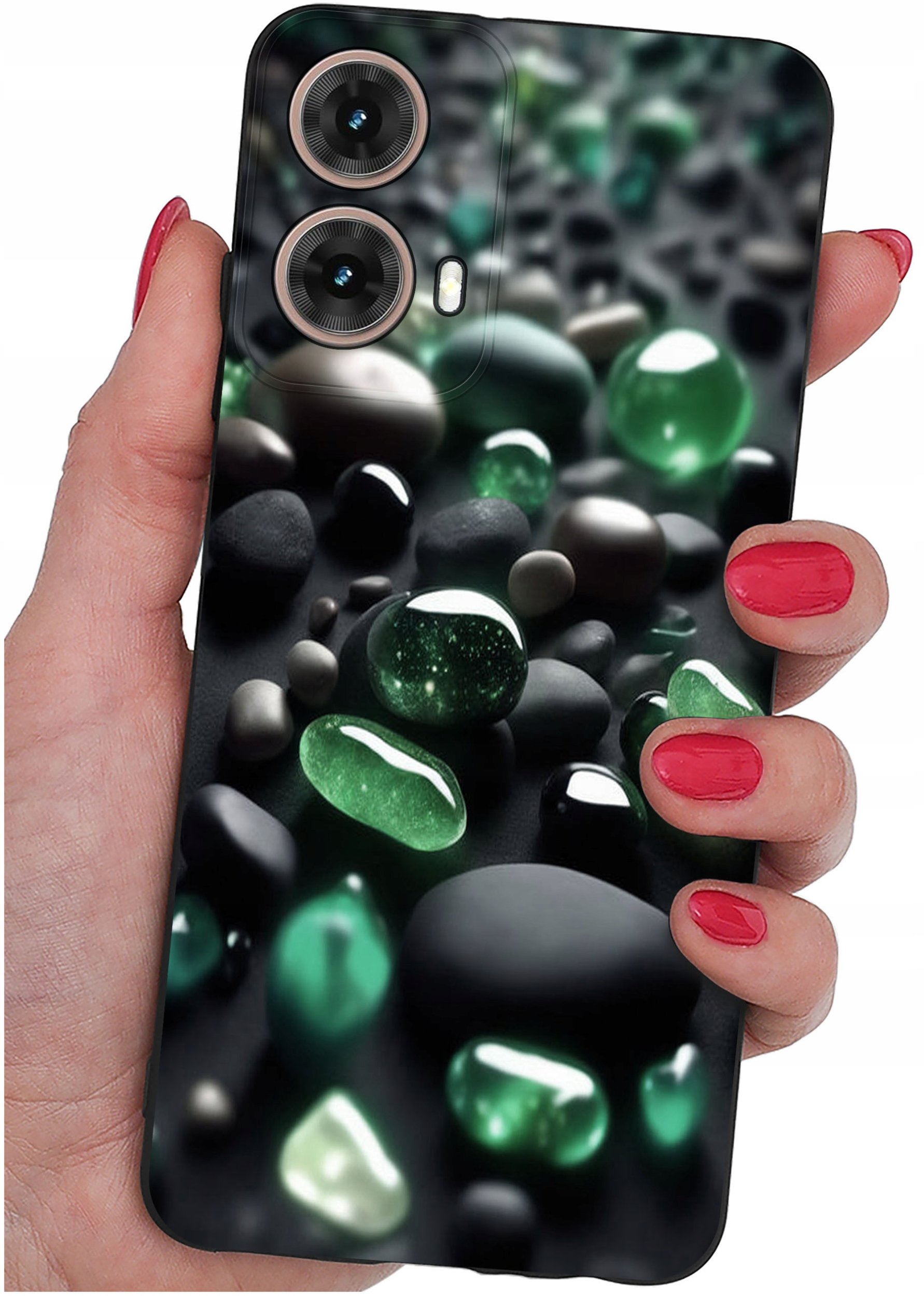 Etui do Motorola Moto G85 5G WZORY |SILIKONOWE MATT CASE