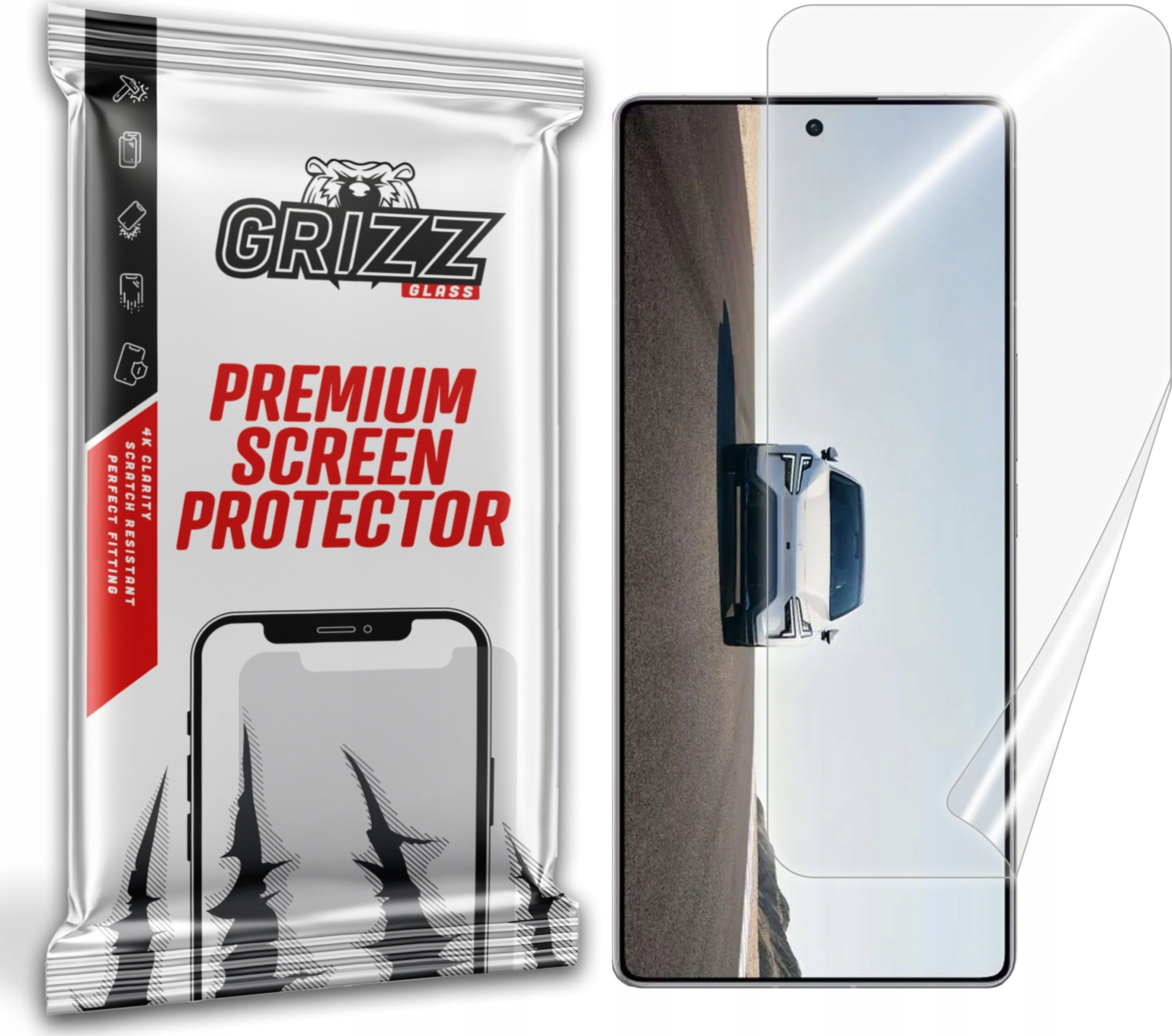 GrizzGlass Folia ceramiczna GrizzGlass CeramicFilm do Polestar Phone