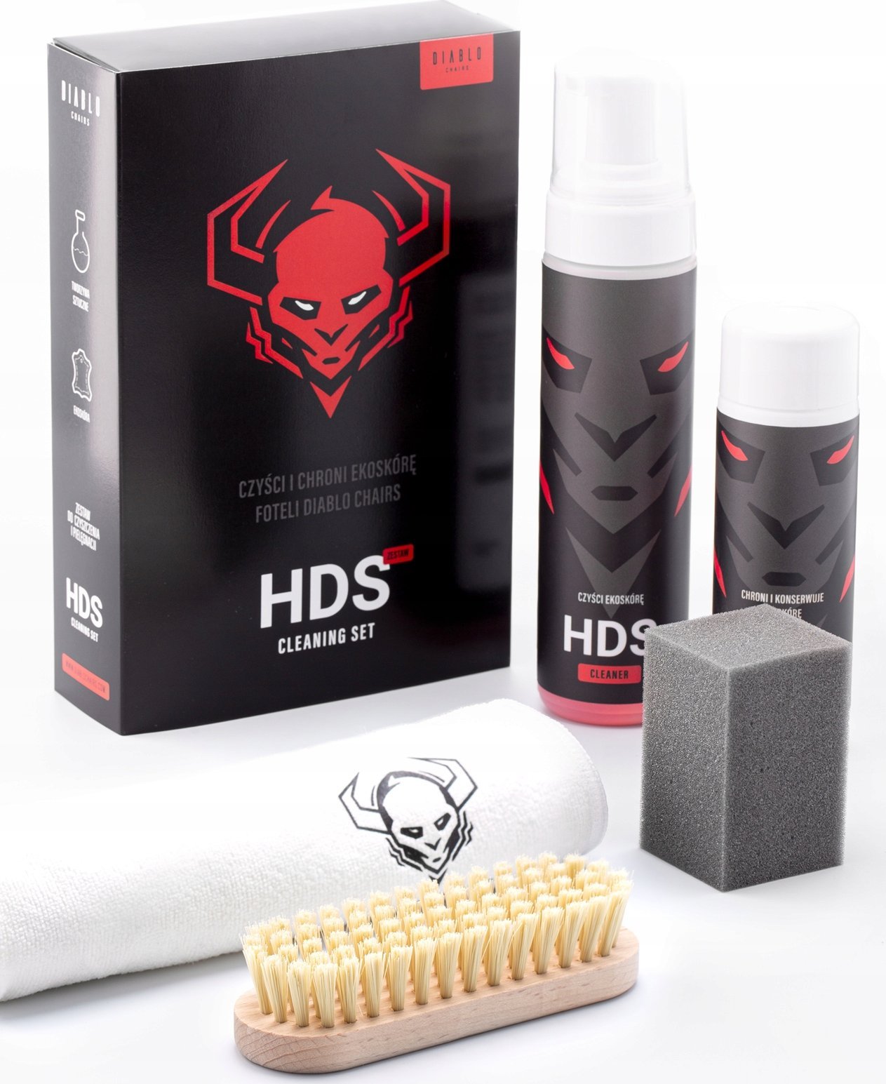 Diablo Chairs Profesjonalny zestaw do czyszczenia skóry syntetycznej HDS