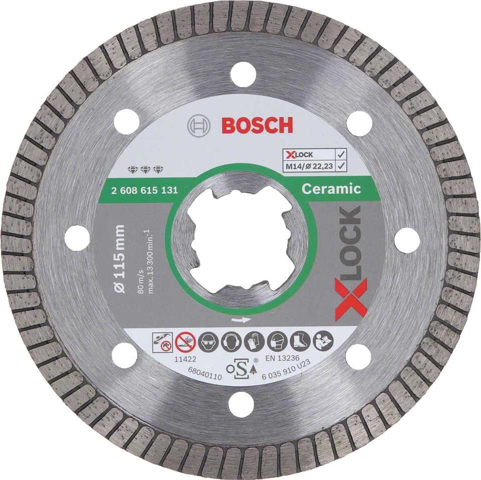 Bosch X-LOCK diamentowa tarcza tnąca 115mm (2608615131)