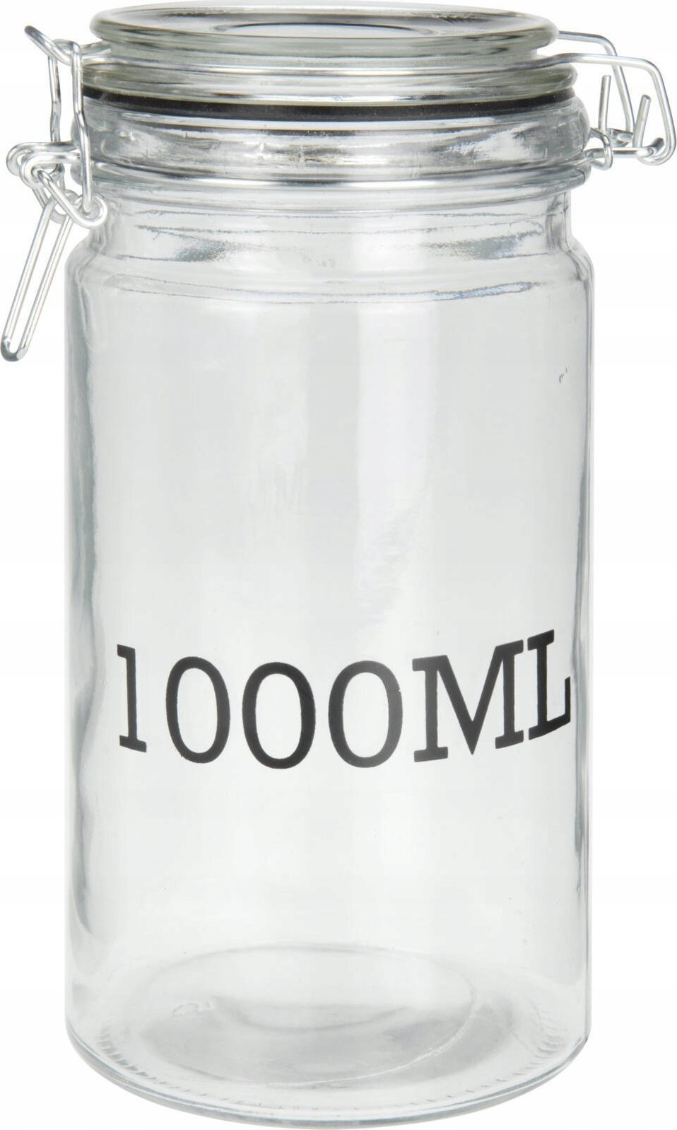 Home Styling Collection Słoik z pokrywką z klipsem, z informacją o pojemności