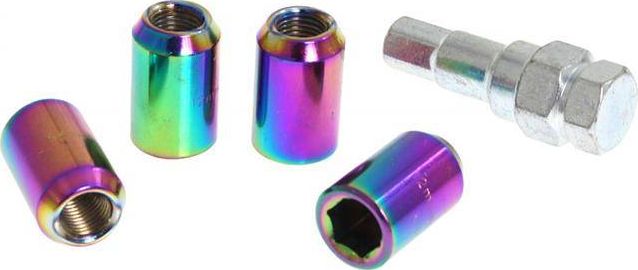 MTuning Nakrętki przelotowe M12x1.25 Neochrome