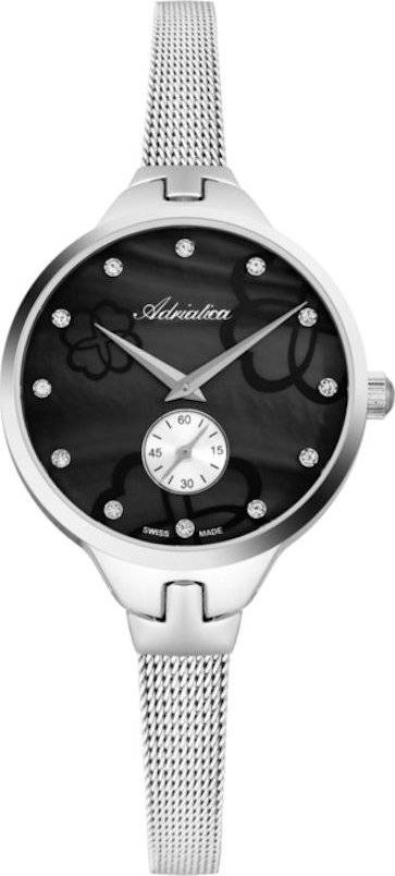 Zegarek Adriatica Zegarek Adriatica A3719.514MQ Fashion Mesh Cyrkonie