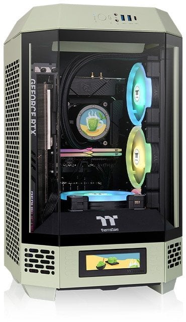 Obudowa Thermaltake The Tower 250 Matcha Green (CA-1Z9-00SEWN-00)