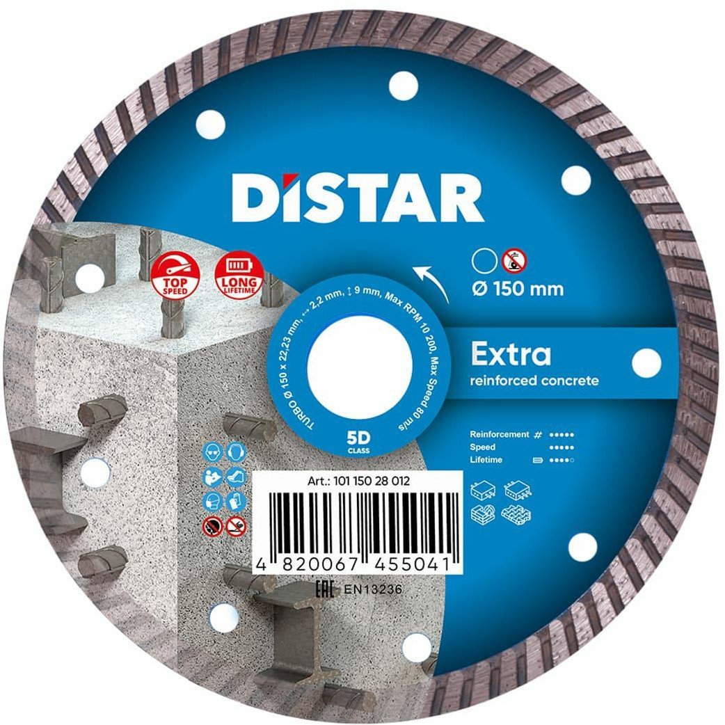DISTAR TARCZA DIAMENTOWA EXTRA 150 x 2,2 x 22,23mm TURBO