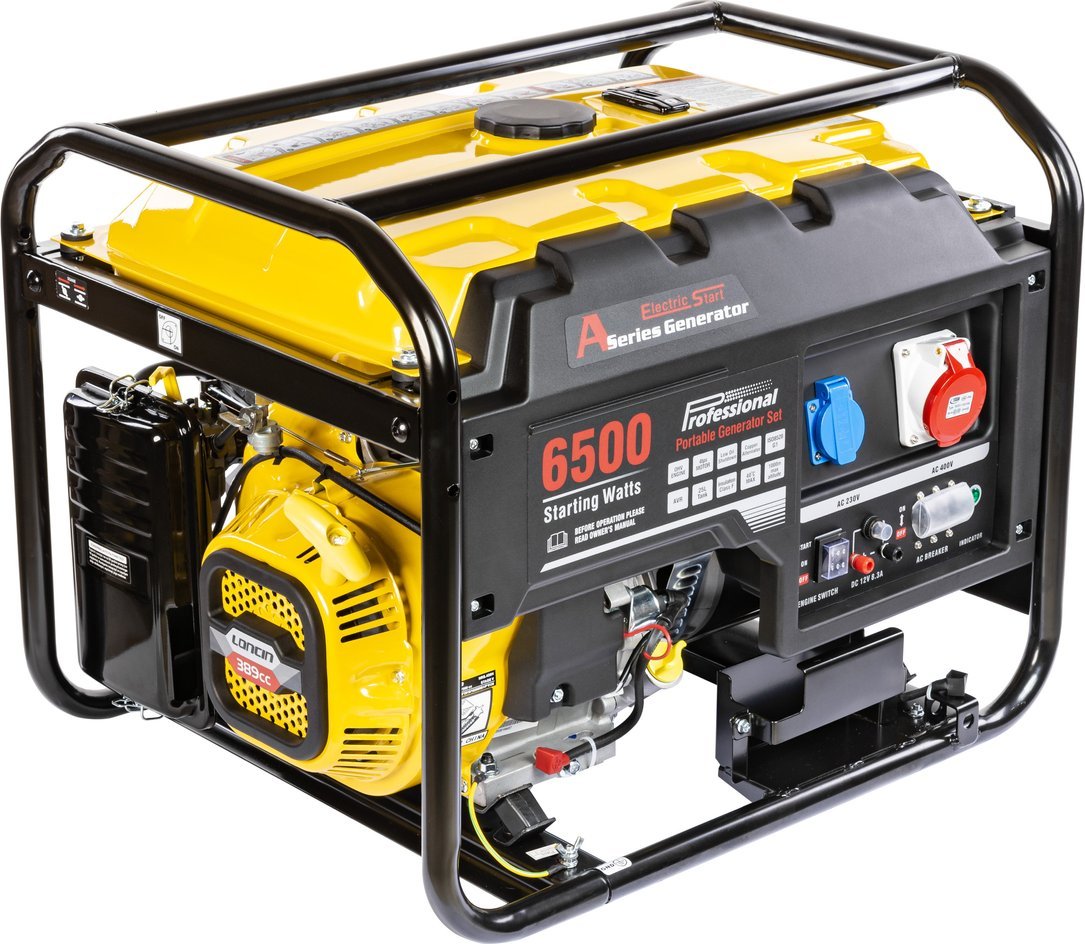 Loncin LONCIN LC6500D-AS MOCNY AGREGAT GENERATOR PRĄDOTWÓRCZY 230V / 400V AVR 5,5kW - EWIMAX OFICJALNY DYSTRYBUTOR - AUTORYZOWANY DEALER LONCIN