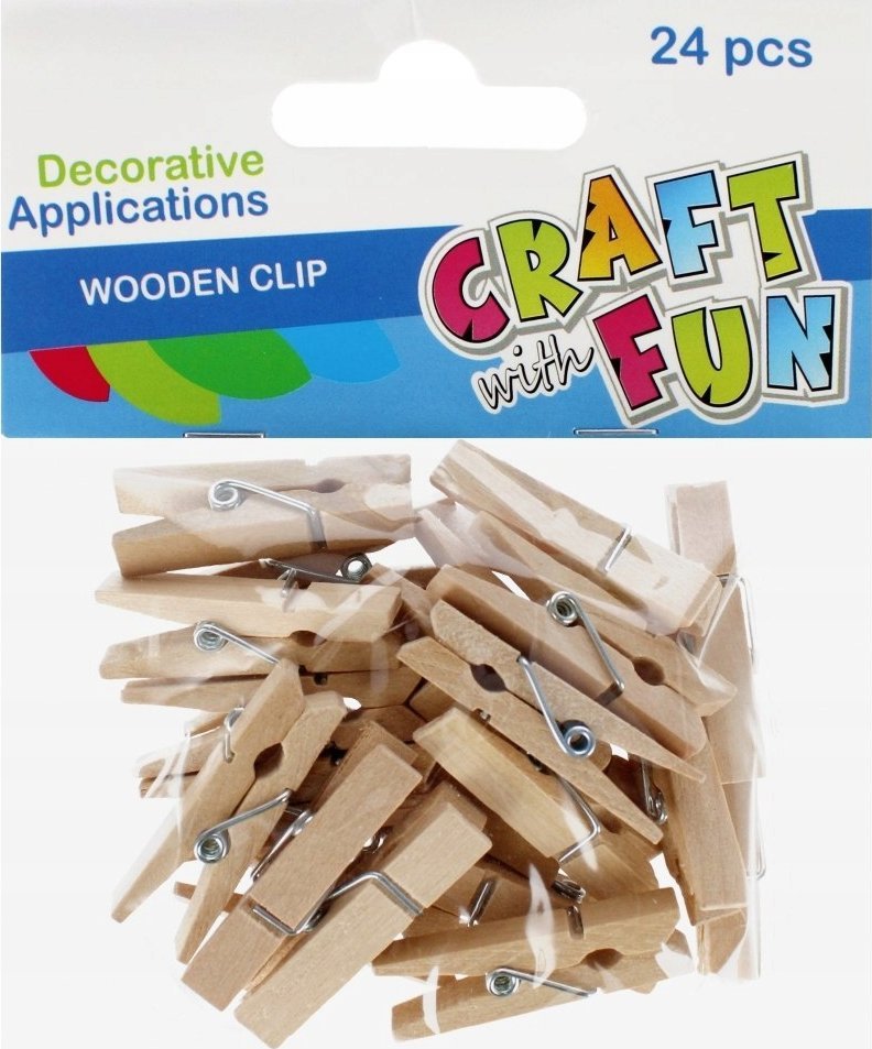 Craft with Fun OZDOBA DEK DREW SPINACZ 24SZT 3,5CM CF 12/96