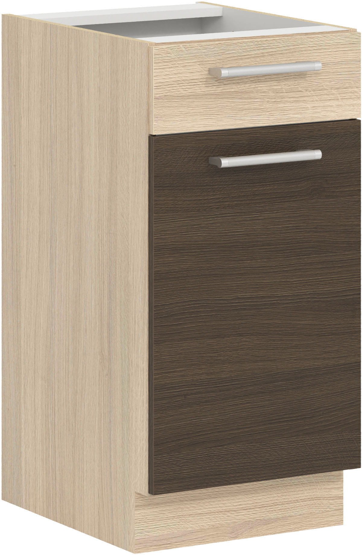 Szafka dolna kuchenna z szufladą i drzwiami MODENA MD13/D40S1 rijeka ciemna