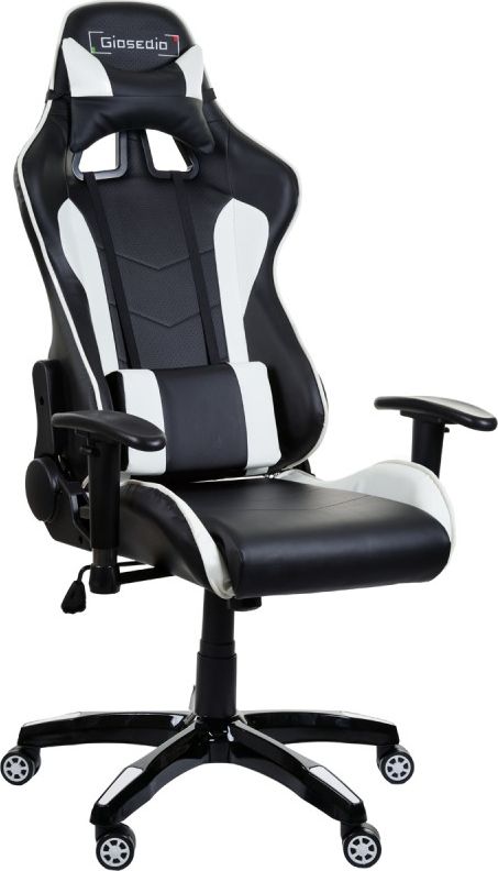 Fotel Giosedio GSA042 czarno-biały