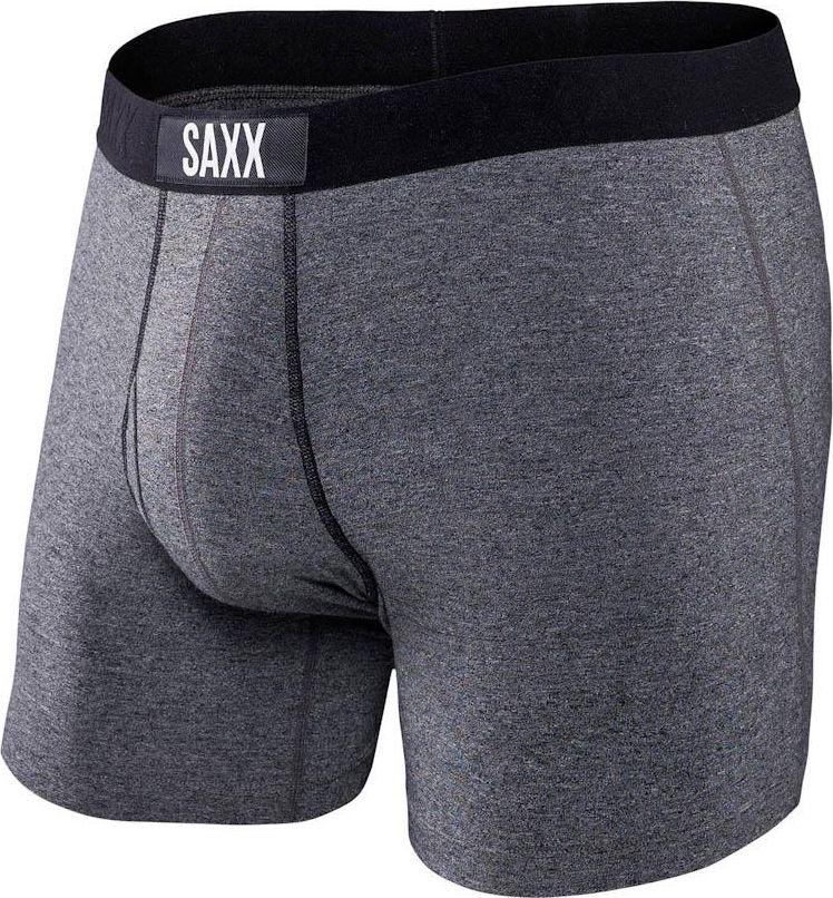 SAXX Bokserki męskie Ultra Boxer Brief Fly Salt and Pepper r. S