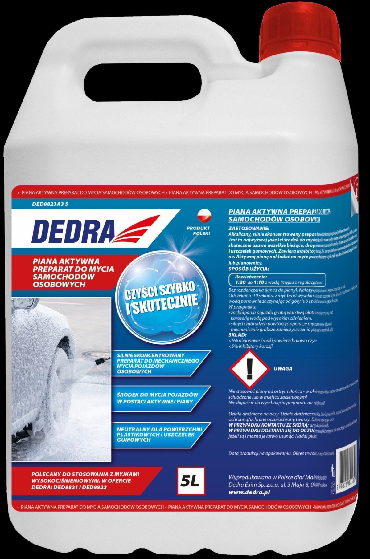 Dedra Piana aktywna 5L do sam. osobowych