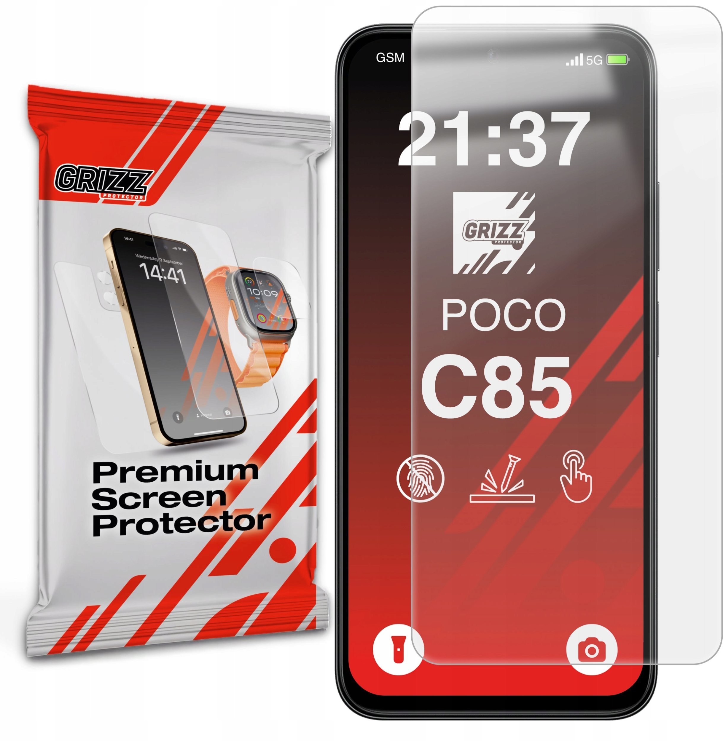 GrizzGlass Folia matowa PaperScreen do Xiaomi Poco C85 4G