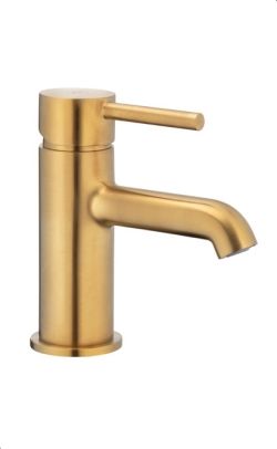 Bateria umywalkowa KFA Moza stojąca złoty szczotkowany (5032-815-31)