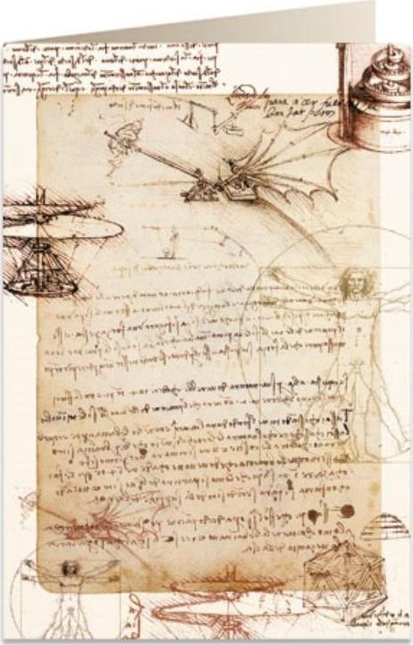 Tassotti Karnet B6 + koperta 5716 Leonardo Rysunki