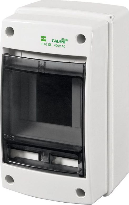 Elektro-Plast Rozdzielnica modułowa hermetyczna GALANT PLUS RN 1/3+1 drzwi transparentne (N+PE) IP65 1600-01