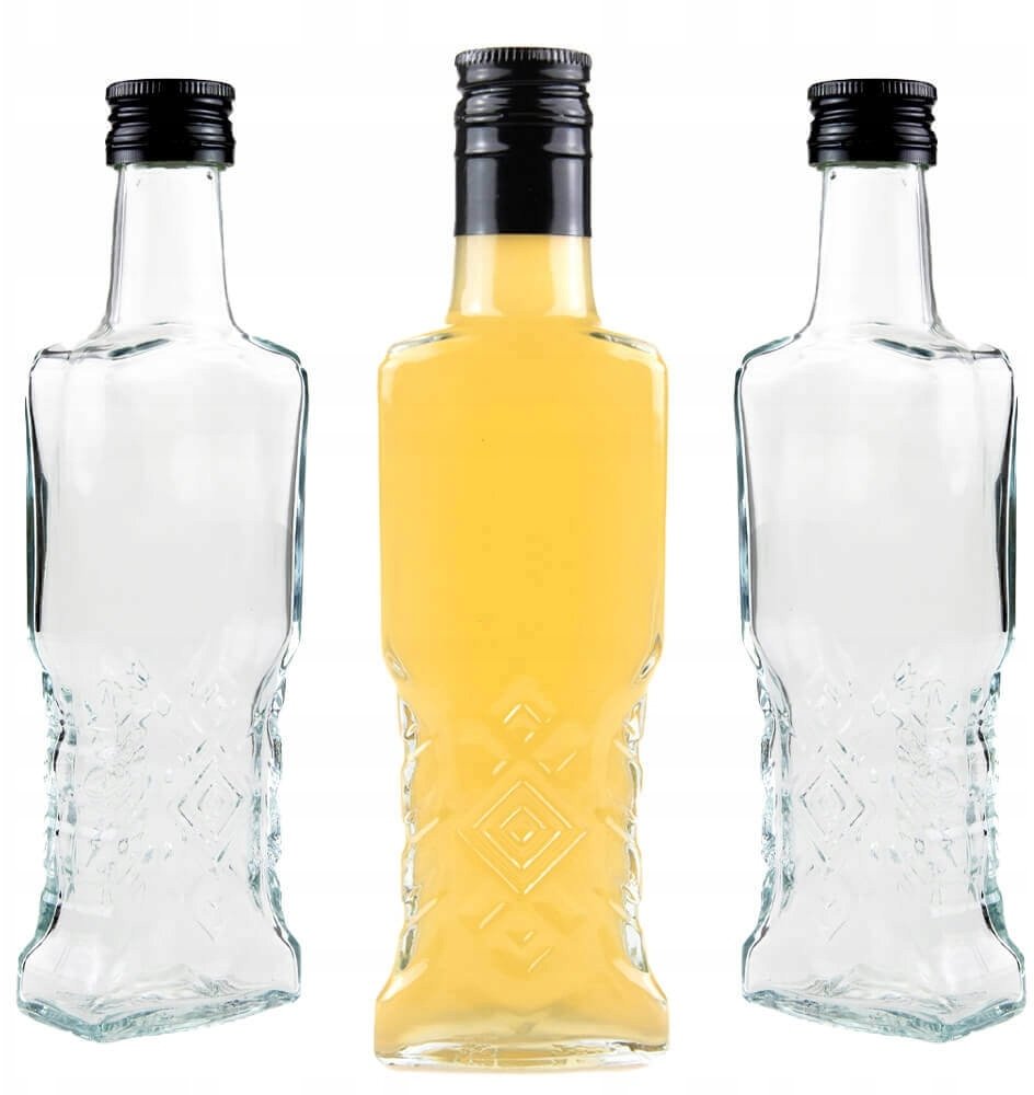 5X Butelka UKRAINKA 200ML + zakrętka NALEWKI WINO