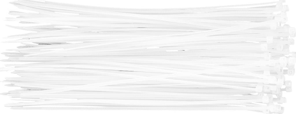 Neo Opaski zaciskowe (Opaski zaciskowe 2.5 x 200 mm, 100 szt., białe)