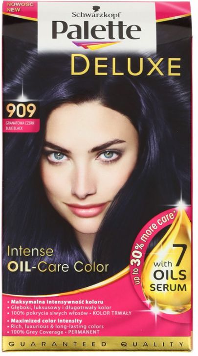 Schwarzkopf PALETTE Deluxe 909 granatowa czerń