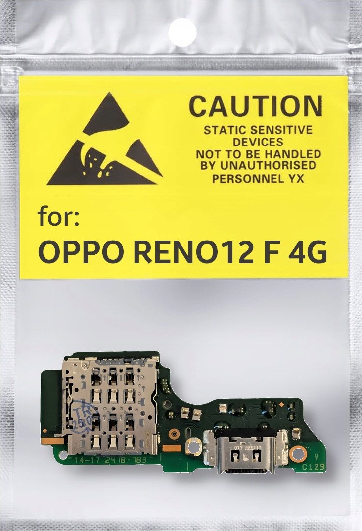 ORYGINAŁ PŁYTKA GNIAZDO ŁADOWANIA USB DO OPPO RENO12 F 4G CPH2687 (5904858345410)