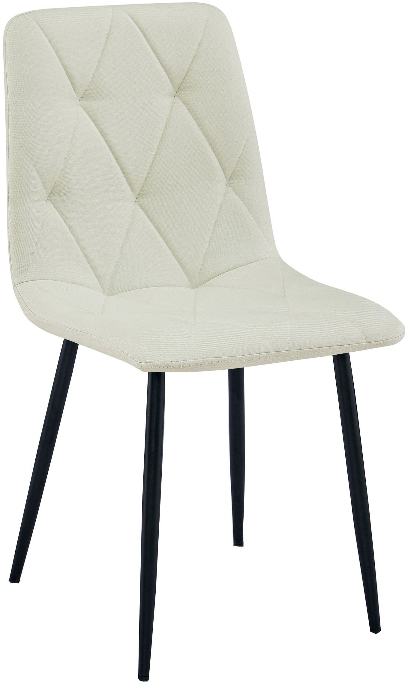 Krzesło LIBRA - beż materiał / nogi czarne x 1