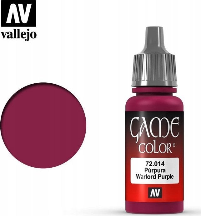 Vallejo Vallejo: 72.014 - Game Color - Warlord Purple (18 ml)