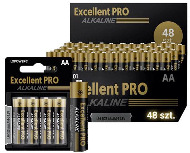 BATERIA ALKAICZNA LR6 AA EXCELLENT PRO 1,5V op.48SZT.