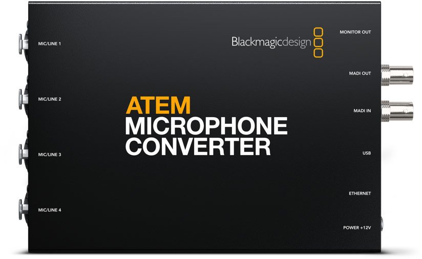 Blackmagic Konwerter Mikrofonowy