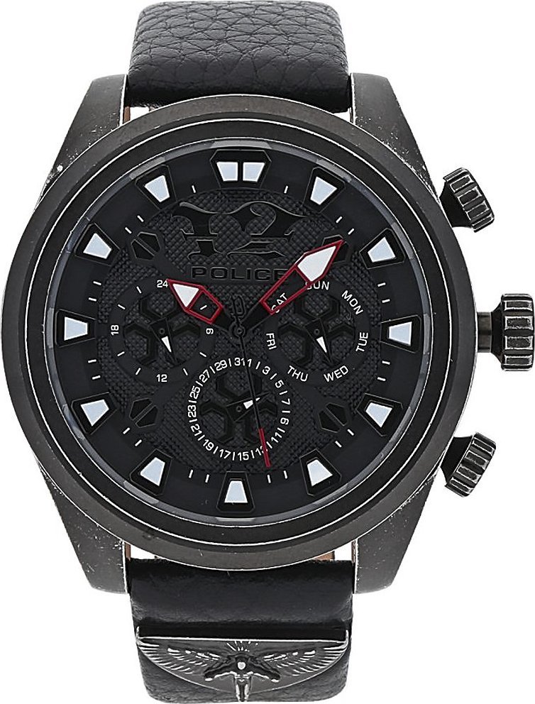 Zegarek Police Zegarek męski Police PL.14473JSQS-02 czarny