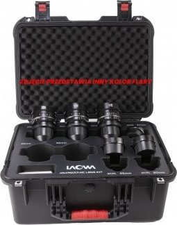 Obiektyw Venus Optics Zestaw obiektywów Venus Optics Laowa Nanomorph 27 mm, 35 mm, 50 mm S35 Amber do Arri PL / Canon EF