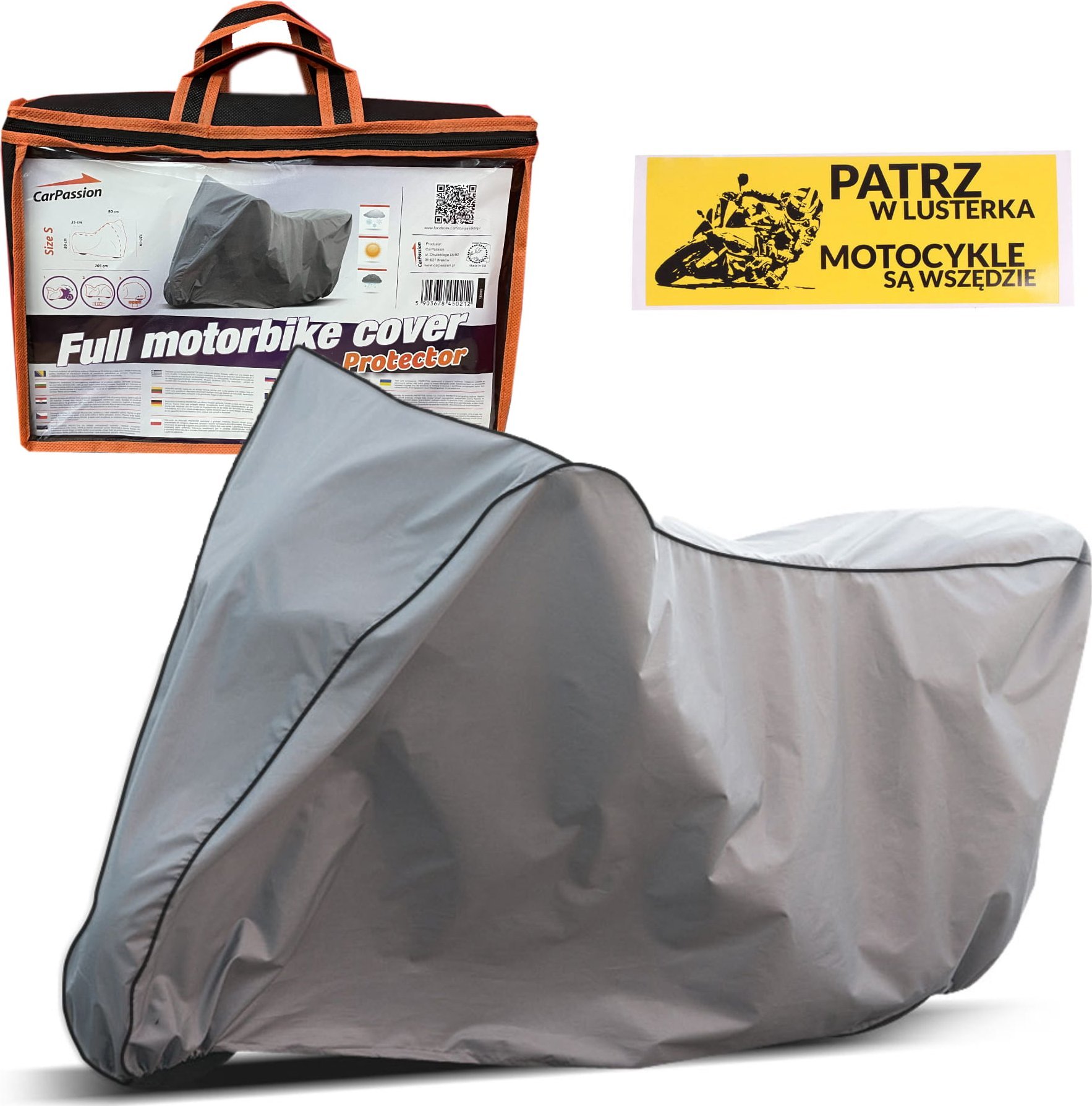 CARPASSION Pokrowiec ochronny na motocykl Protector S EAN : 5903678450212