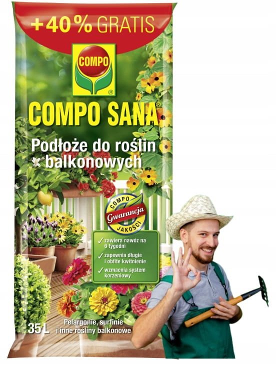 Podłoże do roślin balkonowych 35L uniwersalne