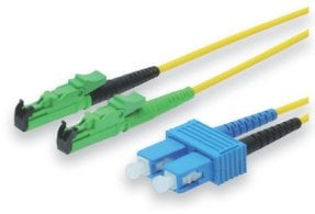 ASSMANN LWL kabel patchowy na E2000 APC LC PC DIAMOND Singlemode 09/125 Duplex długość 3m LSOH