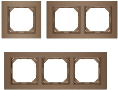 FRAME 4PL. MOCHA R04 QR 1000