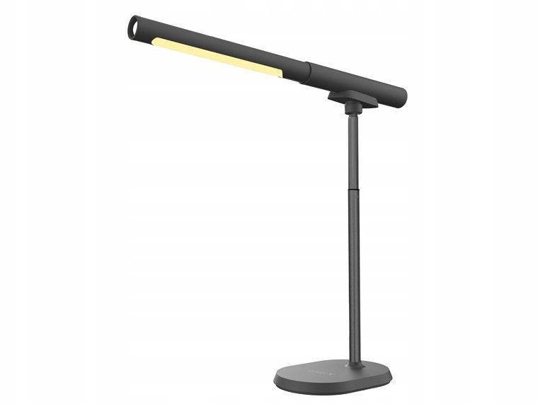 Svensson Lampka biurkowa/latarka 2w1 AMSTERDAM magnetyczna odpinana 8W czarna