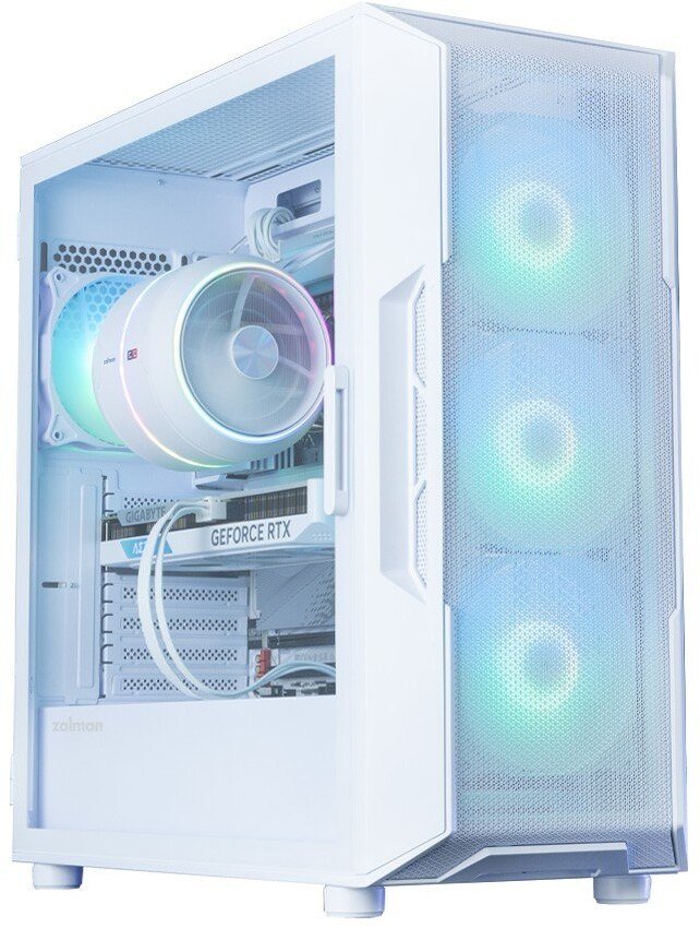 Obudowa I3 NEO V2 Mid Tower ARGB fan x4 biała