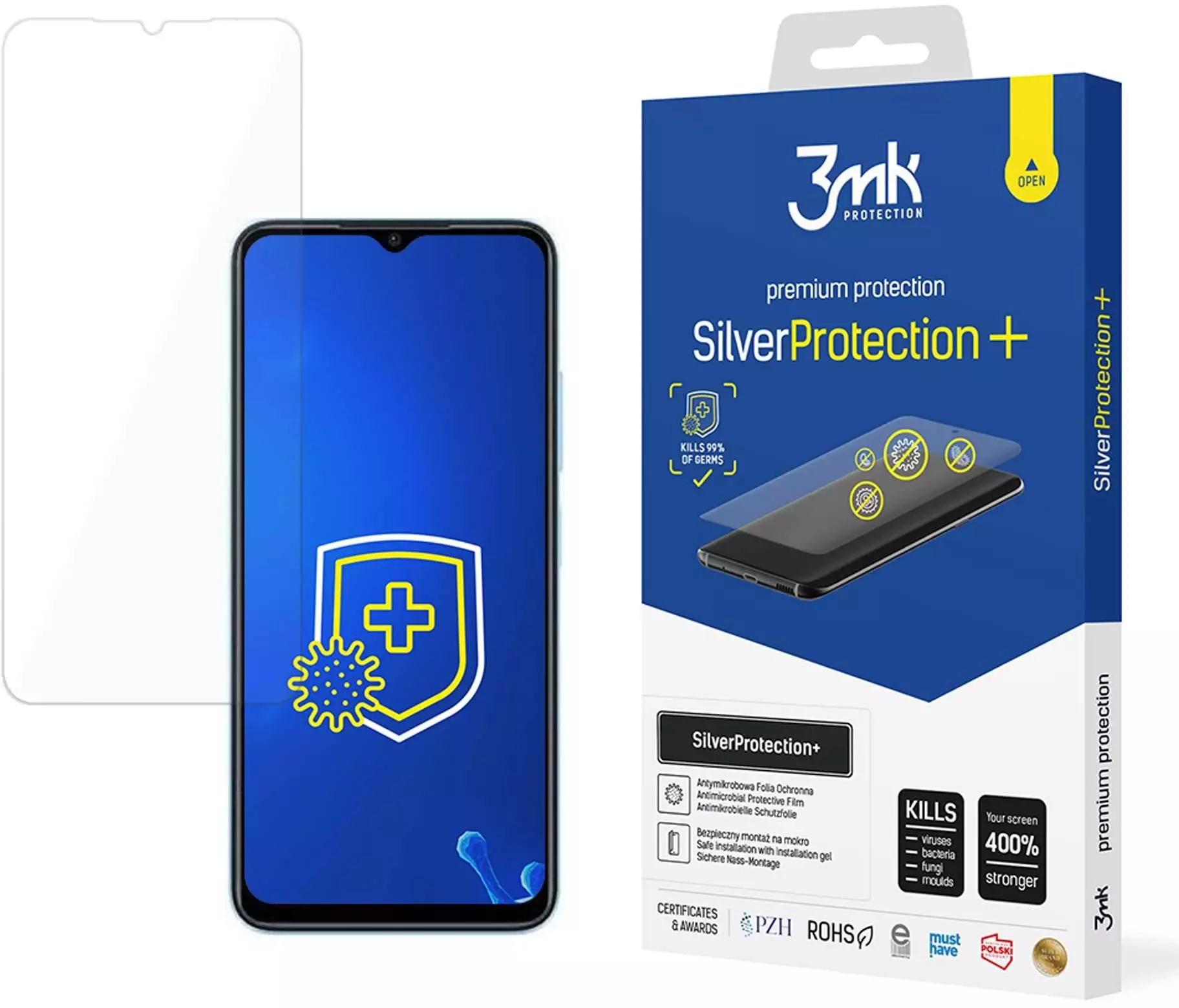 VIVO Y28S / VIVO Y28E / VIVO T3 LITE 5G - 3MK SILVERPROTECTION+