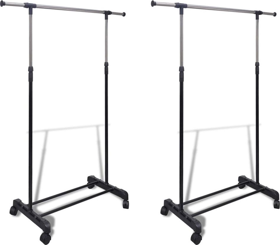 Elior Regulowany zestaw wieszaków na kółkach - Pablo 2X