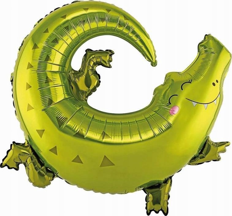 Party Deco Balon foliowy Krokodyl, 80x71cm