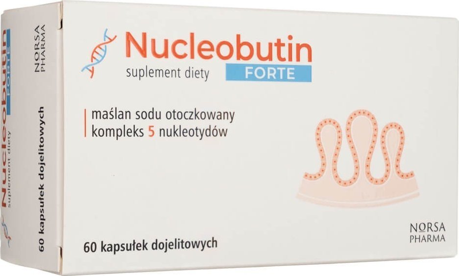 Norsa Pharma Norsa Pharma Nucleobutin Forte - 60 kapsułek