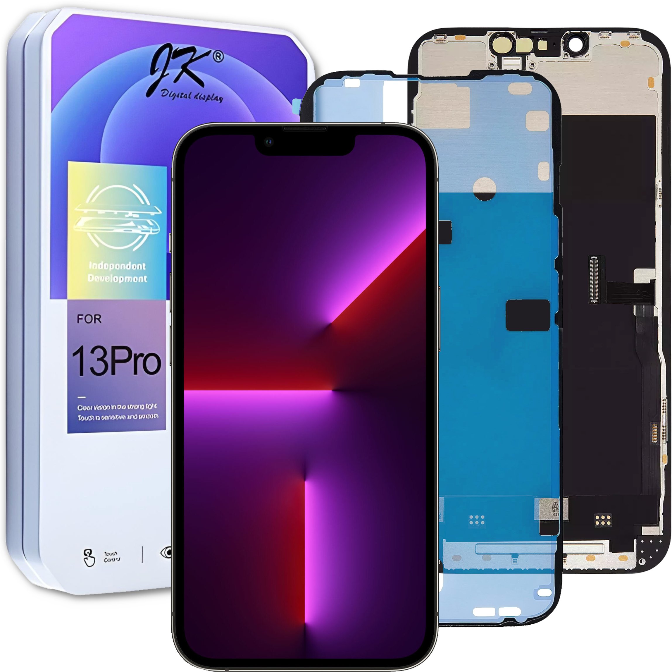 Wyświetlacz do iPhone 13 Pro LCD Ekran Ramka + Uszczelka Incell wersja JK