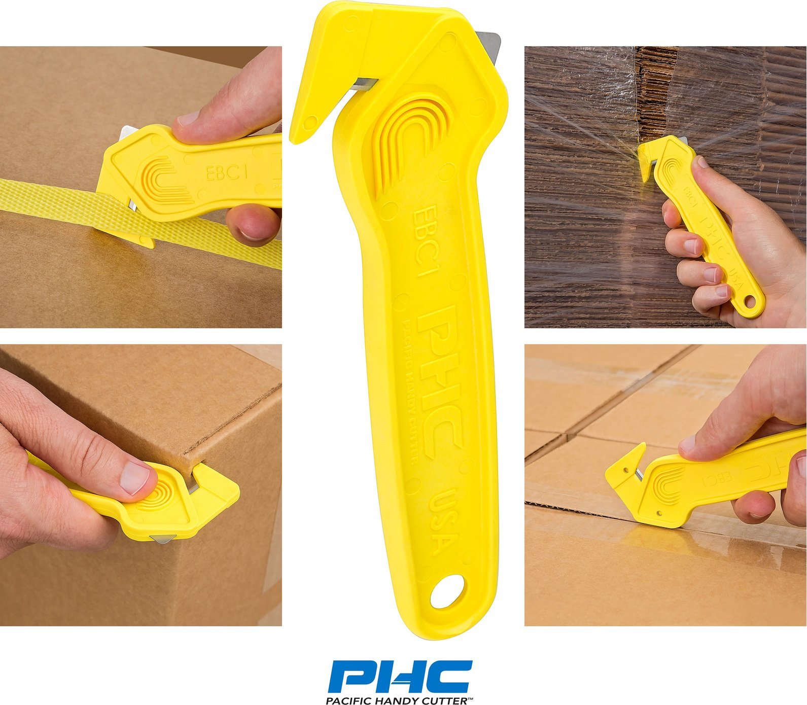 Dedra Nóż bezpieczny PHC EBC1 żółty -