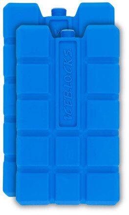 Wkład mrożący 2 x 400 ml Kamai Coolbox do lodówek turystycznych, kolor niebieski